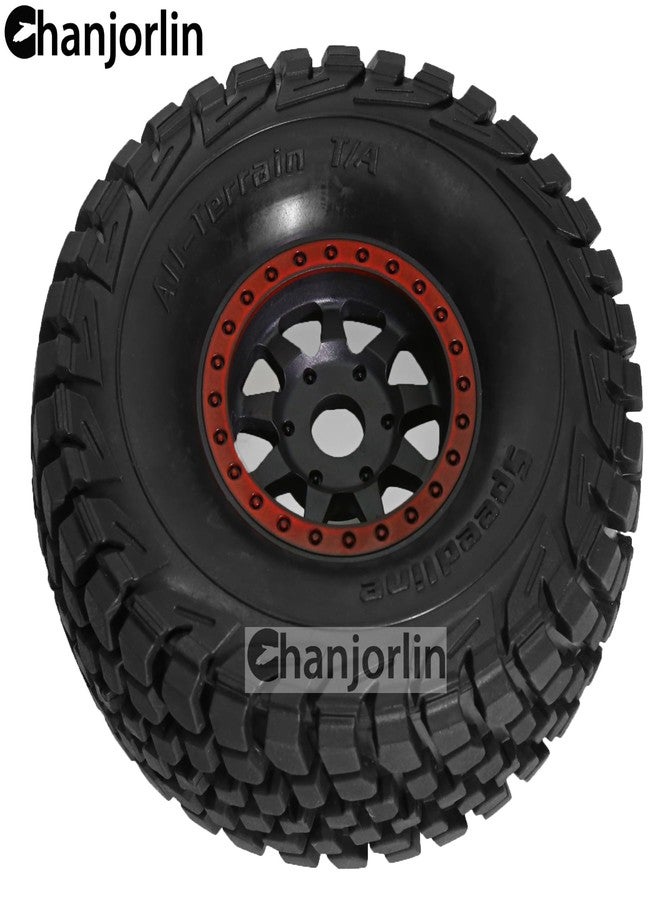 Chanjorlin 1/7 1/8 RC Short Course Truck Tires and Wheels 17mm Hex OD 135mm Off Road Tyres for 1:7 1:8 Scale RC Truck Car HSP TRAXXAS UDR FS FSR Atom ARRMA Mojave 6S EXB YK4072 DF7 Upgrades 4PCS - Image 5